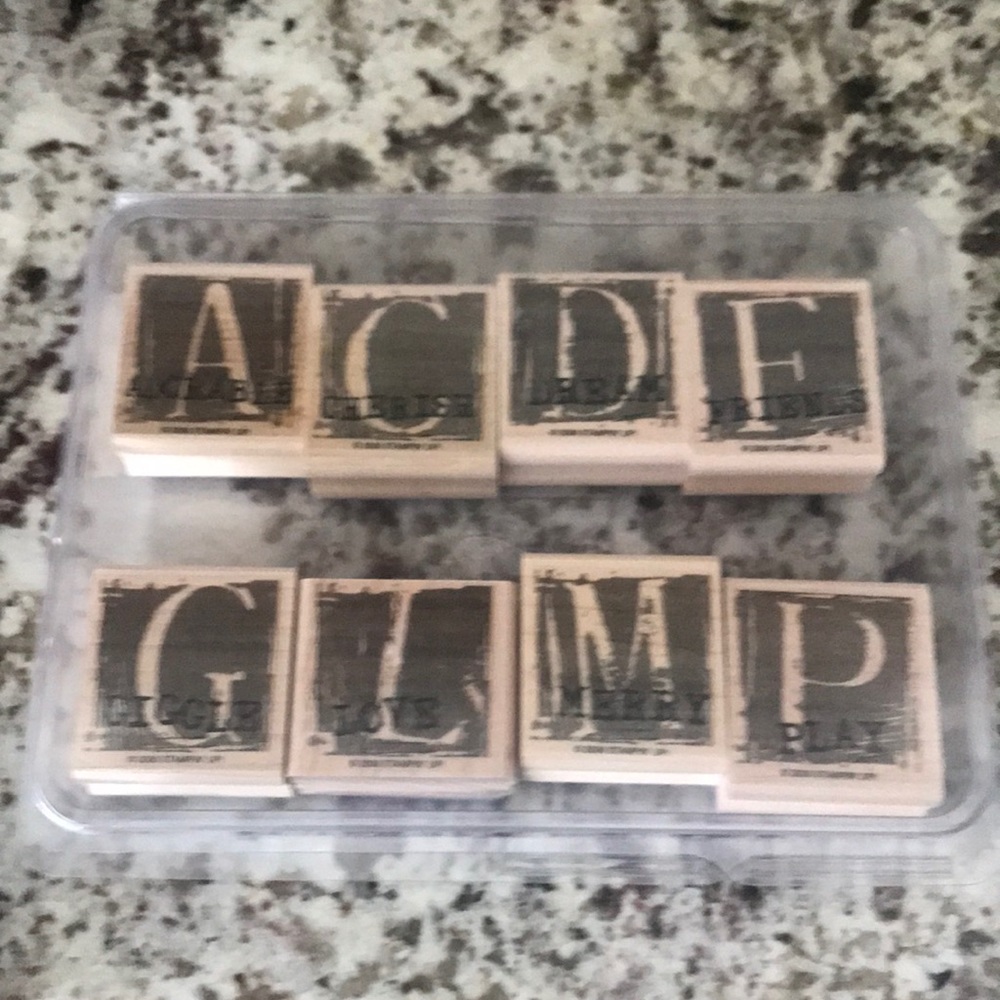 Stampin Up “A is for Adorable” 8 rubber stamp set.